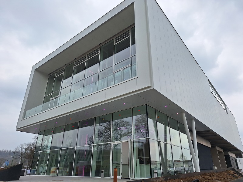 Neues Kunstmuseum Tübingen - Außenansicht kurz nach der Eröffnung im März 2025