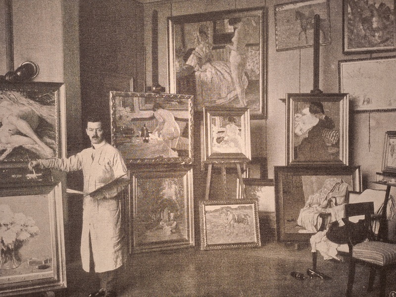 rem Mannheim: Impressionismus-Ausstellung "Aufgetaucht" - hier: Ph. Klein in seinem Atelier