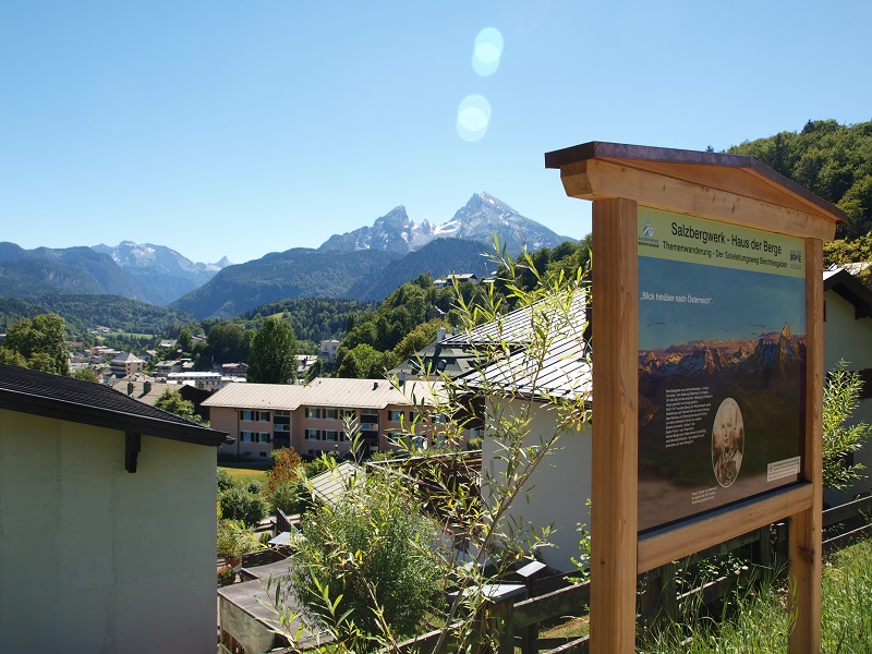 Berchtesgaden: auf dem Soleleitungsweg unterwegs zu Füßen des Watzmanns