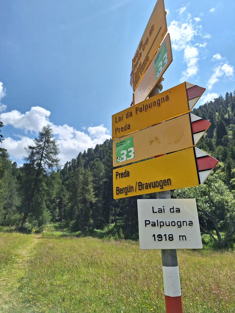 Parc Ela/Lai da Palpuogna: Die Bergsee-Idylle liegt auf nahezu 2.000 Höhenmetern unweit der Albulapassstraße und ist, selbst bei vielen Besuchern, ein ruhiges Fleckchen Erde.